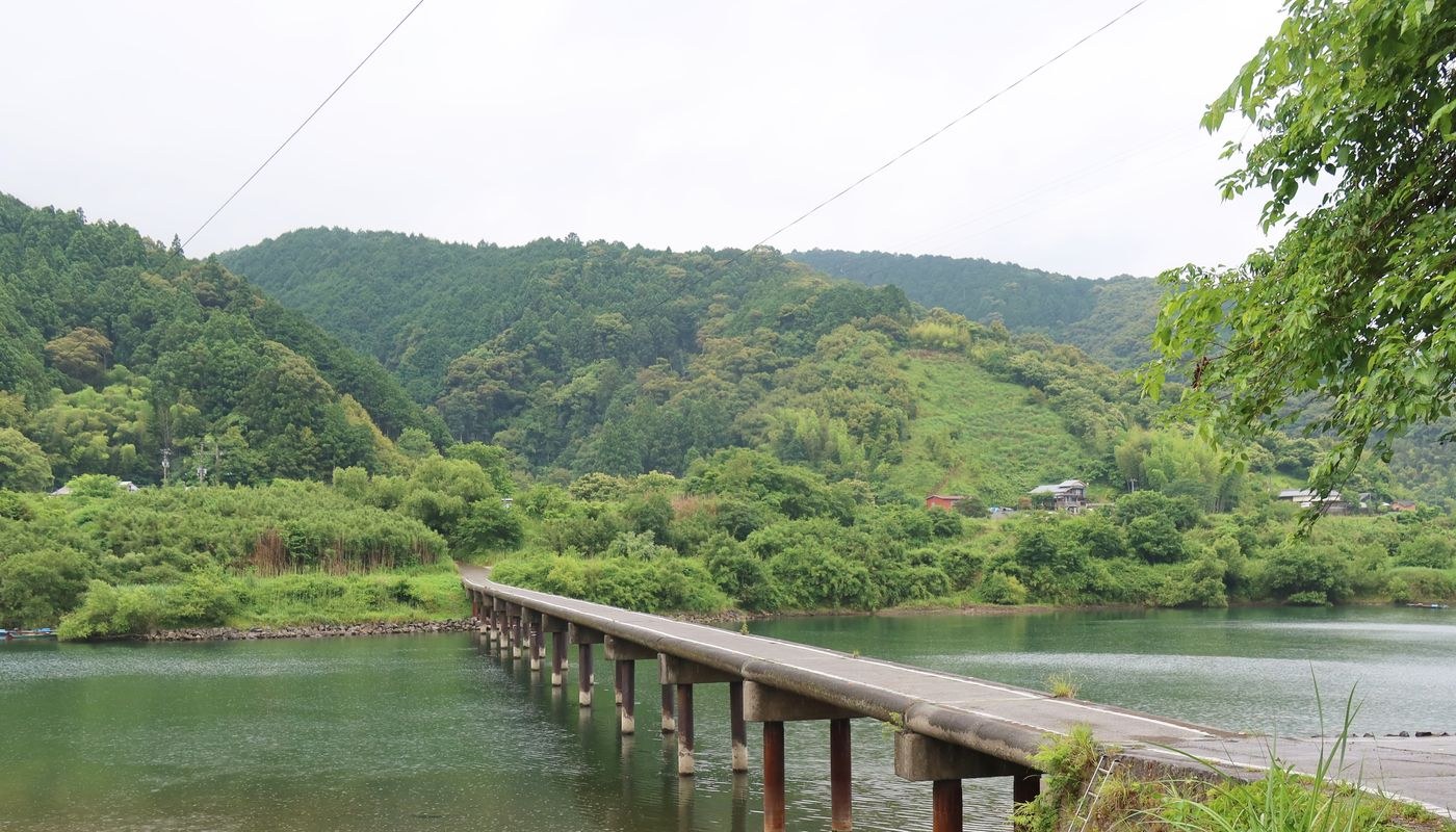 A river and bridge in Kochi Prefecture