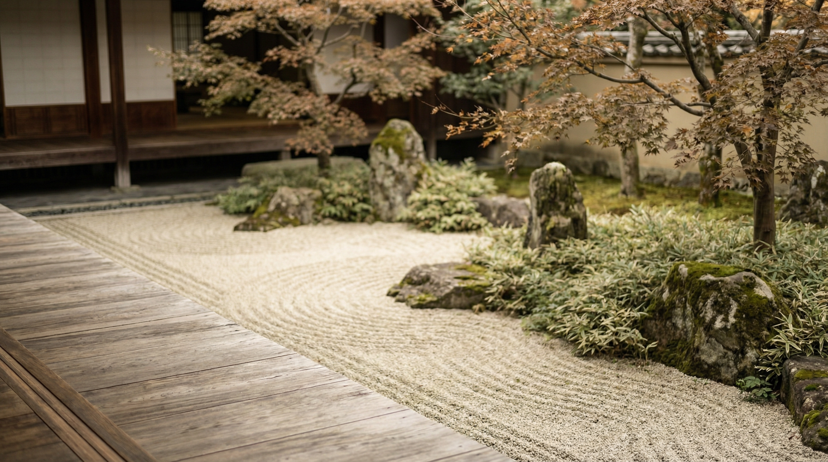 Japanese zen garden